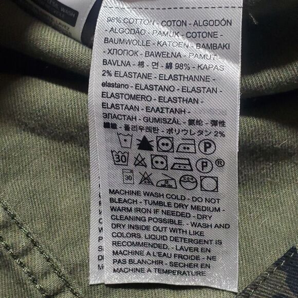 LEVIS ENGINEER JACKET SIZE SMALL MEN'S CHEETAH LEOPARD OLIVE GREEN BLACK - Picture 6 of 14